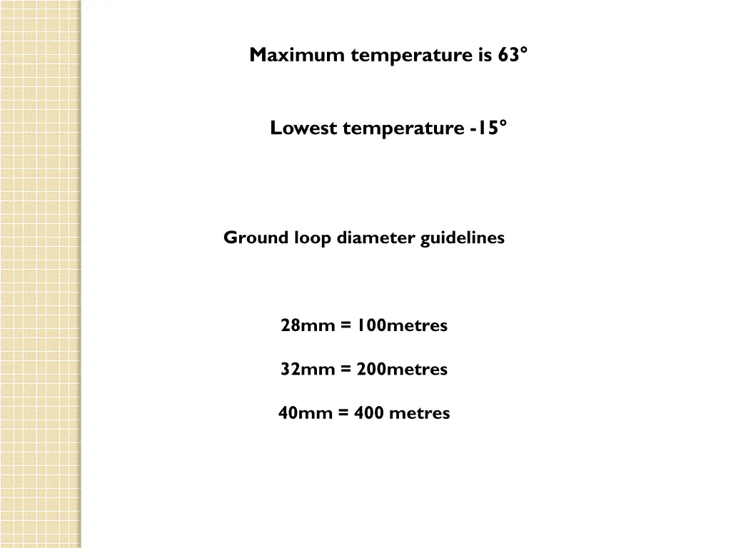 maximum temperature is 63