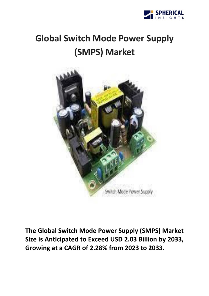 global switch mode power supply smps market