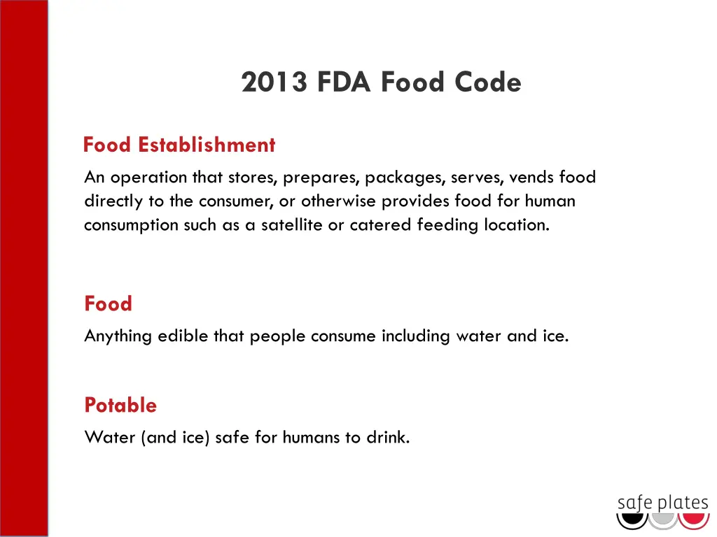 2013 fda food code