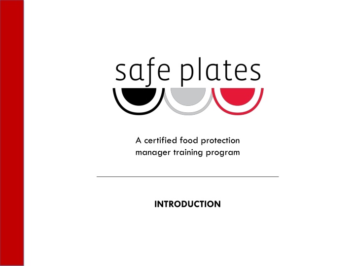 a certified food protection manager training