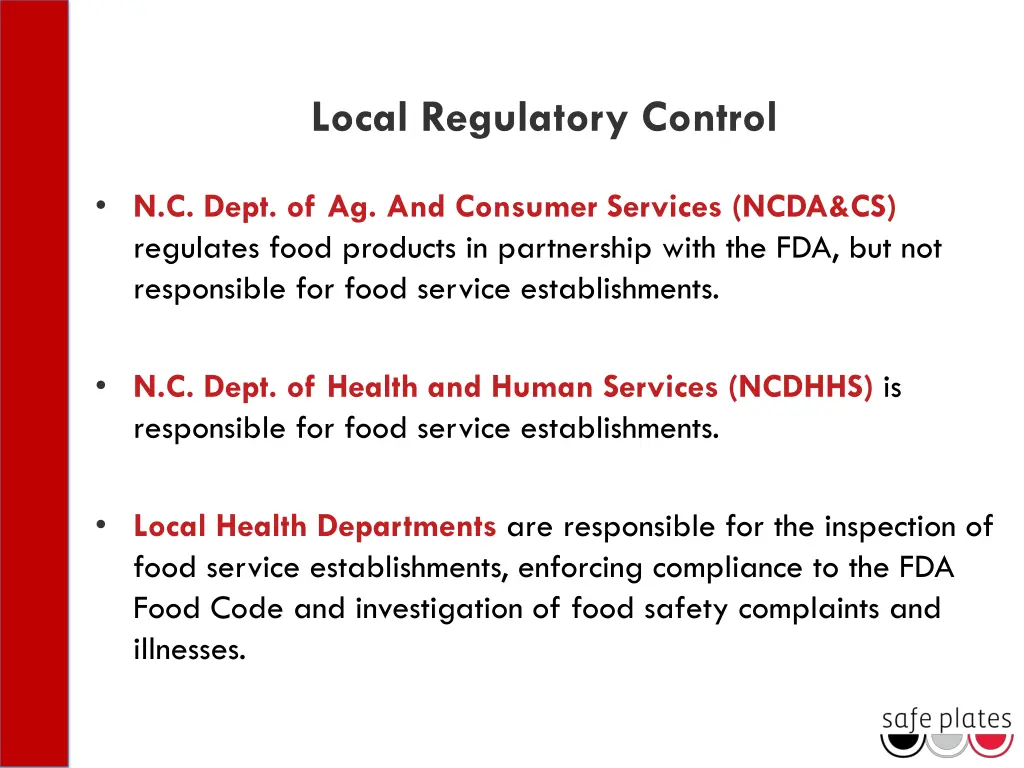 local regulatory control