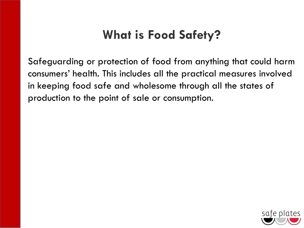 what is food safety