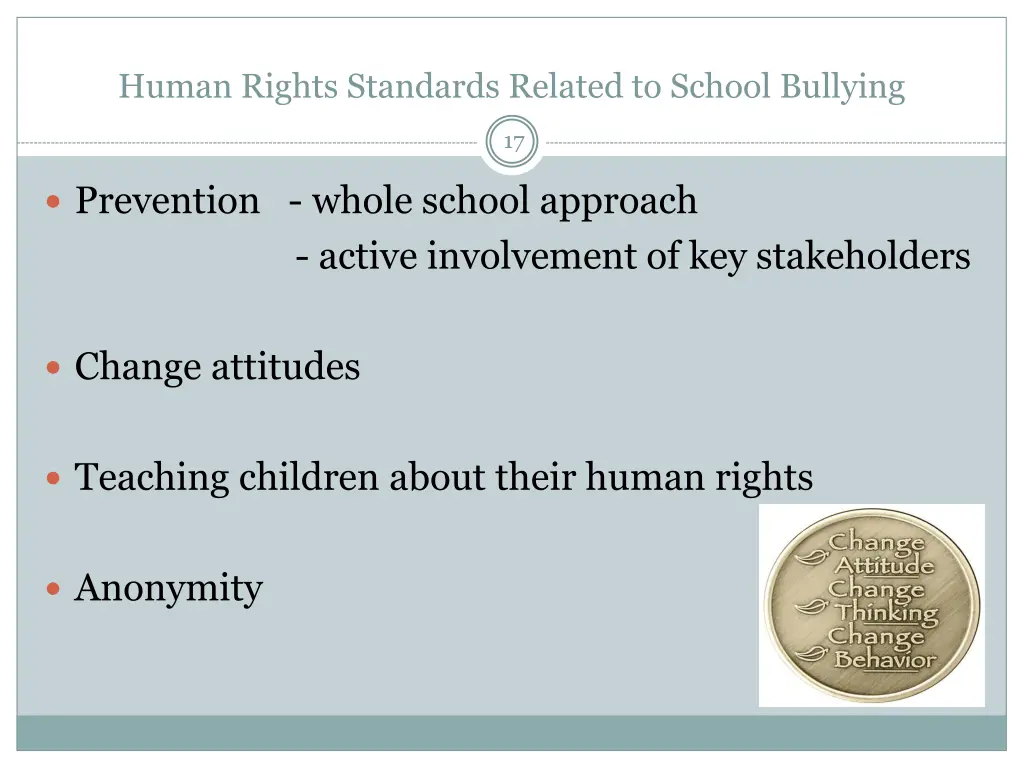 human rights standards related to school bullying 16