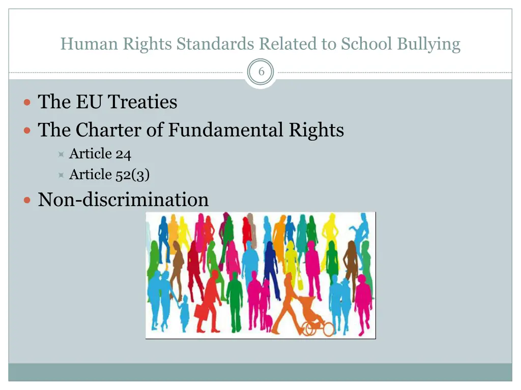 human rights standards related to school bullying 5