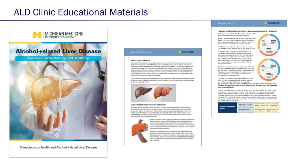 ald clinic educational materials