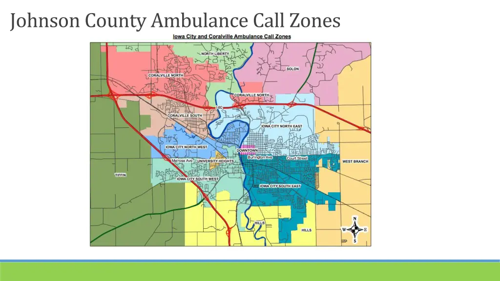 johnson county ambulance call zones