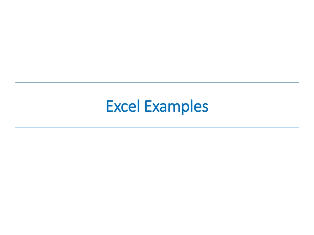 excel examples excel examples