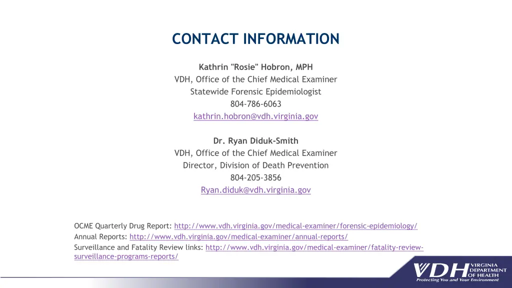 contact information