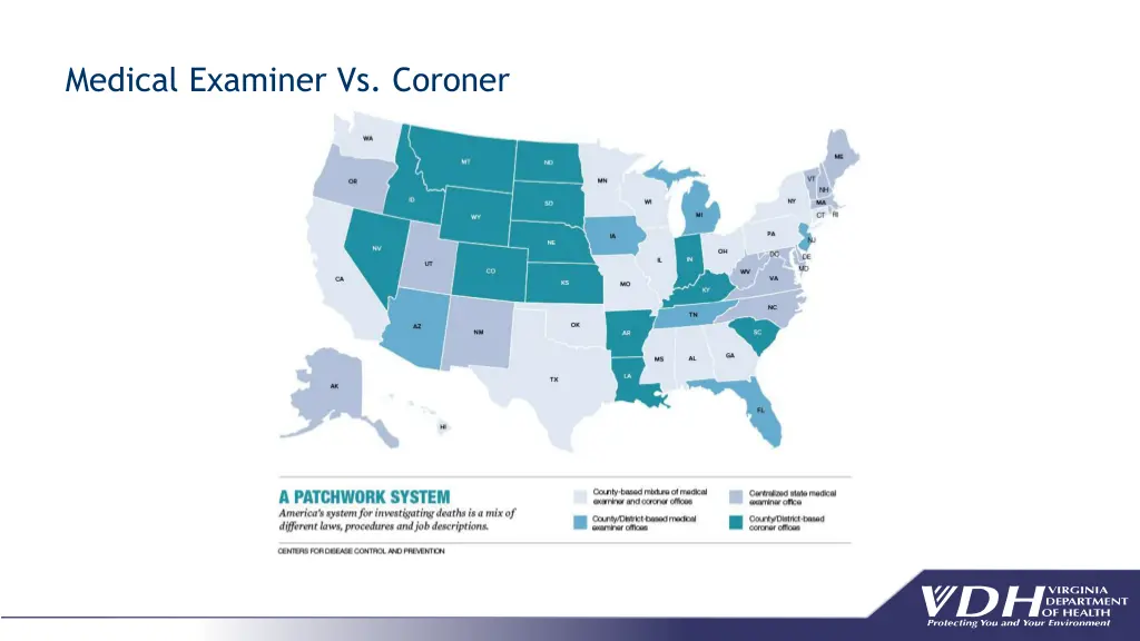 medical examiner vs coroner