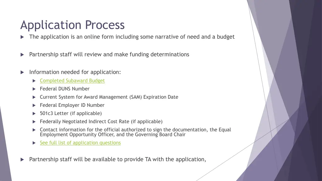 application process the application is an online