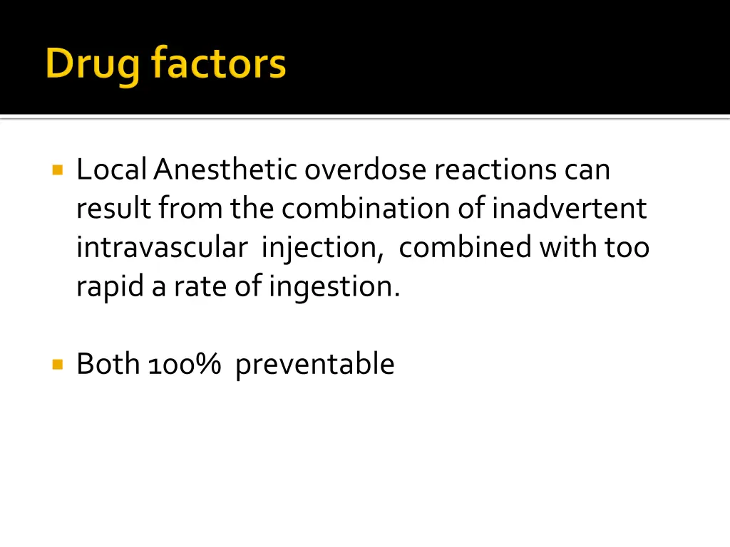 local anesthetic overdose reactions can result