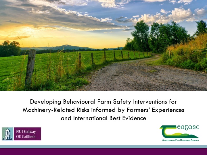 developing behavioural farm safety interventions