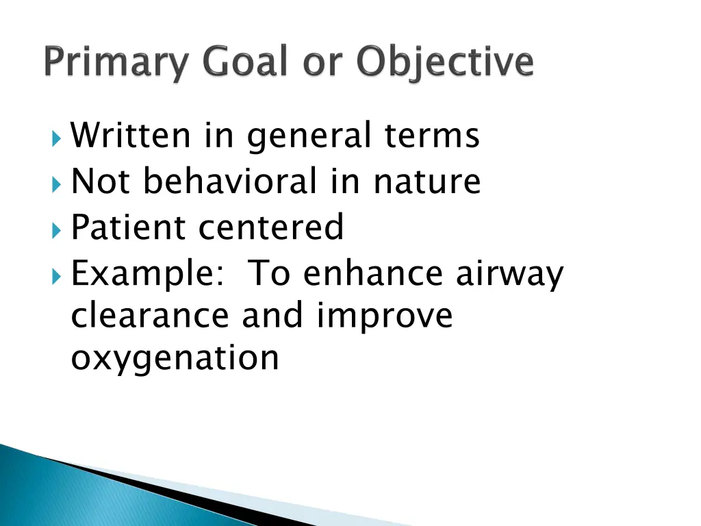 written in general terms not behavioral in nature