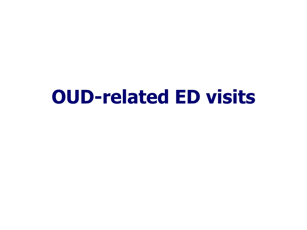 oud related ed visits