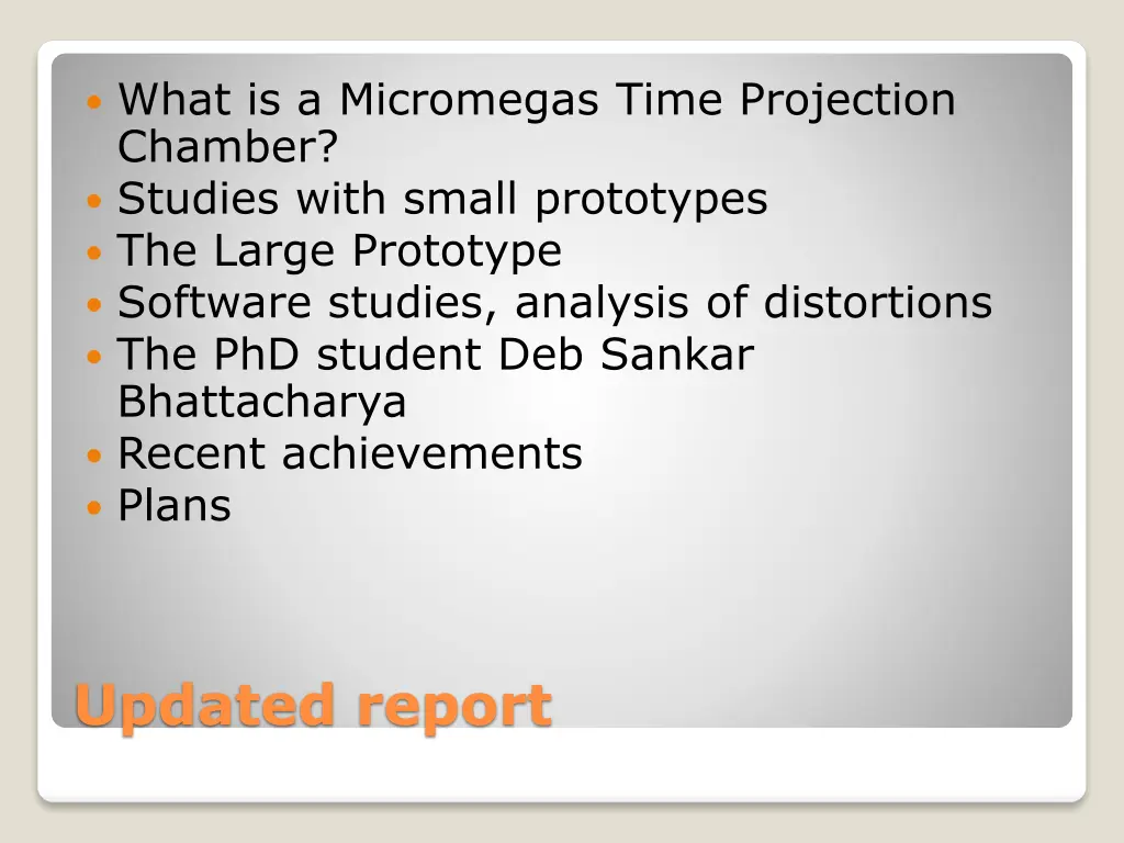 what is a micromegas time projection chamber