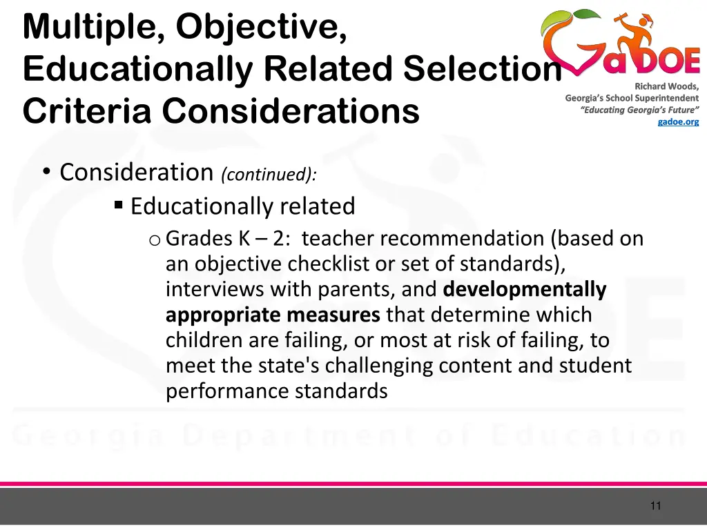 multiple objective educationally related 2