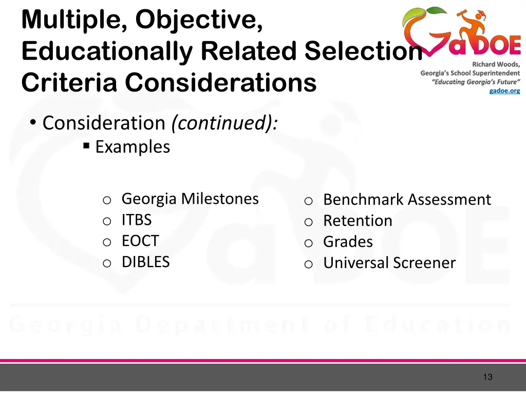 multiple objective educationally related 4