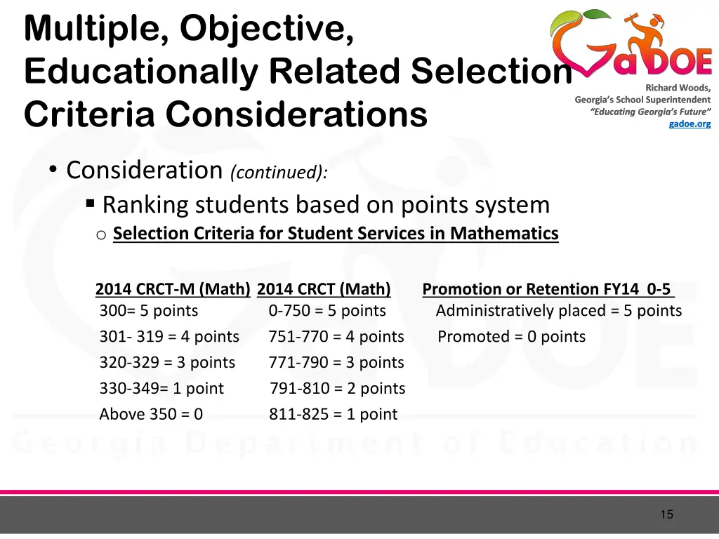 multiple objective educationally related 6