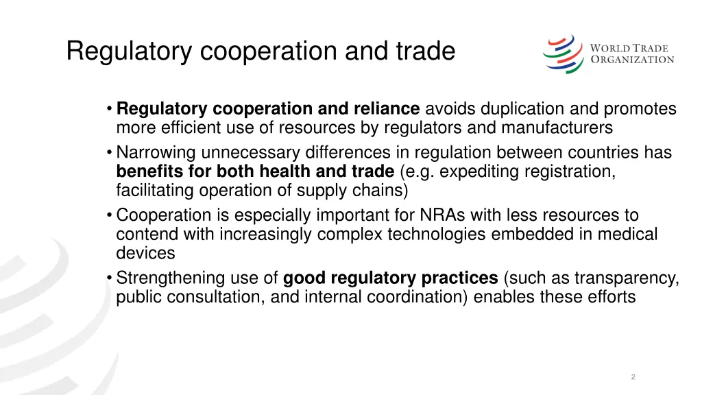 regulatory cooperation and trade