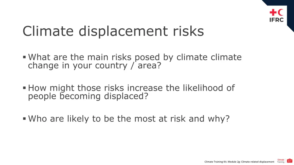 climate displacement risks