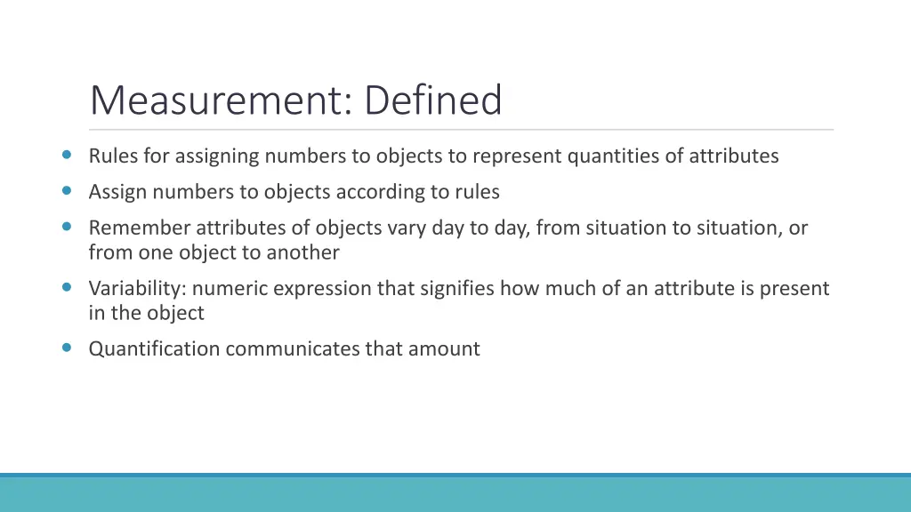 measurement defined