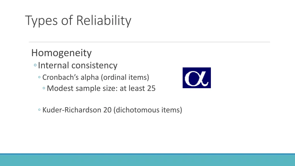 types of reliability 2