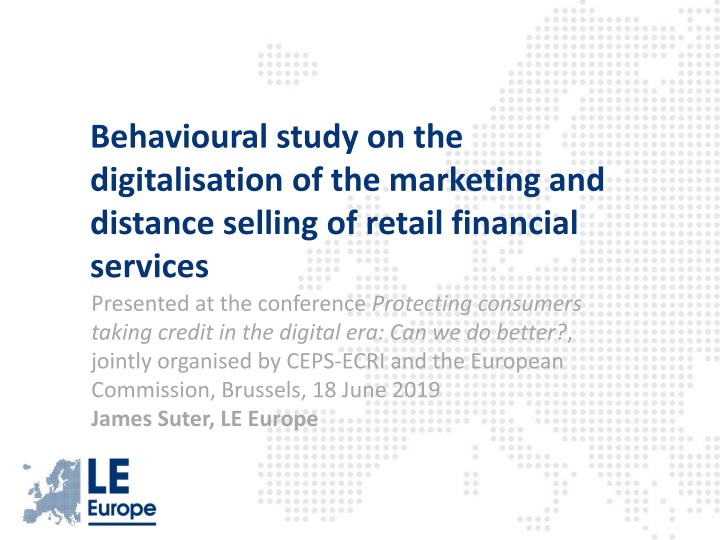 behavioural study on the digitalisation