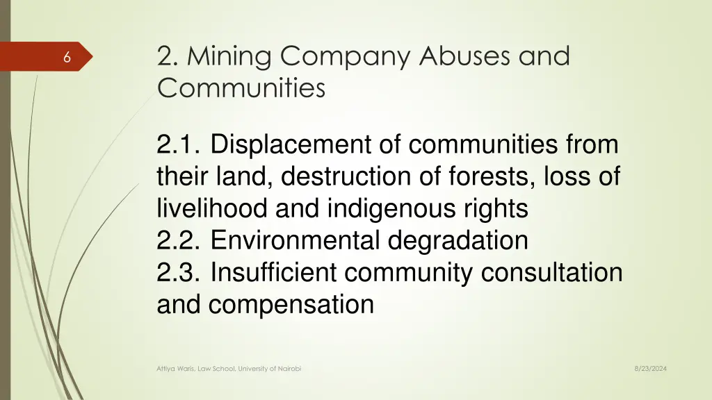 2 mining company abuses and communities