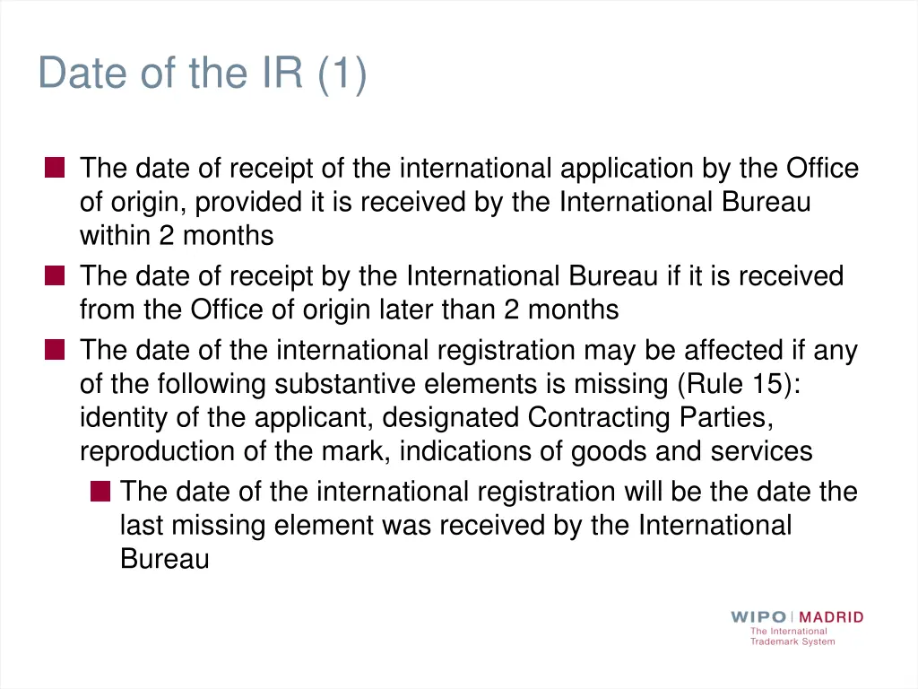 date of the ir 1