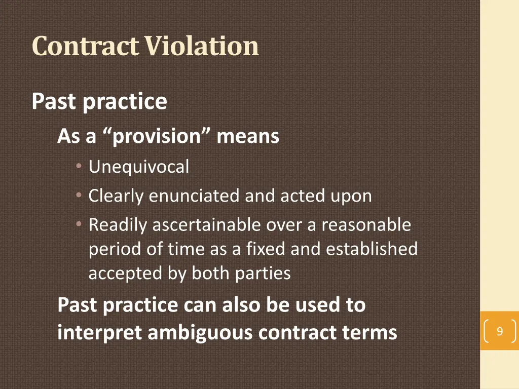 contract violation 2