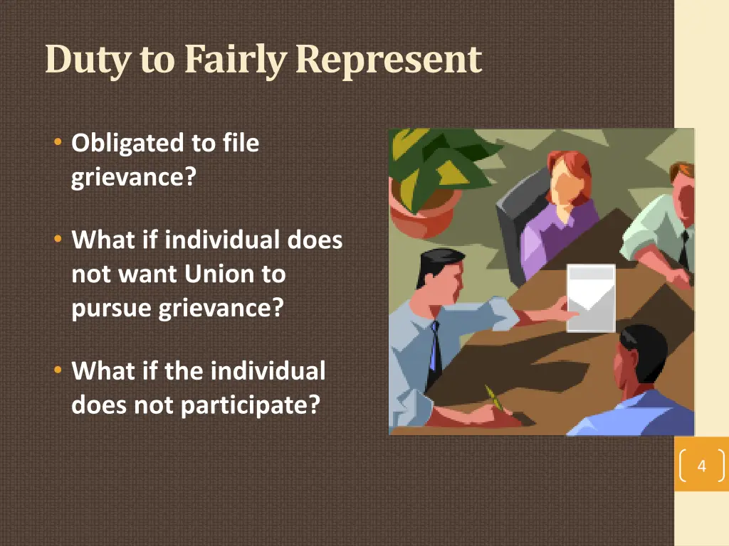 duty to fairly represent