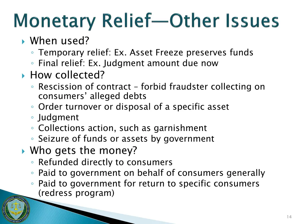 when used temporary relief ex asset freeze