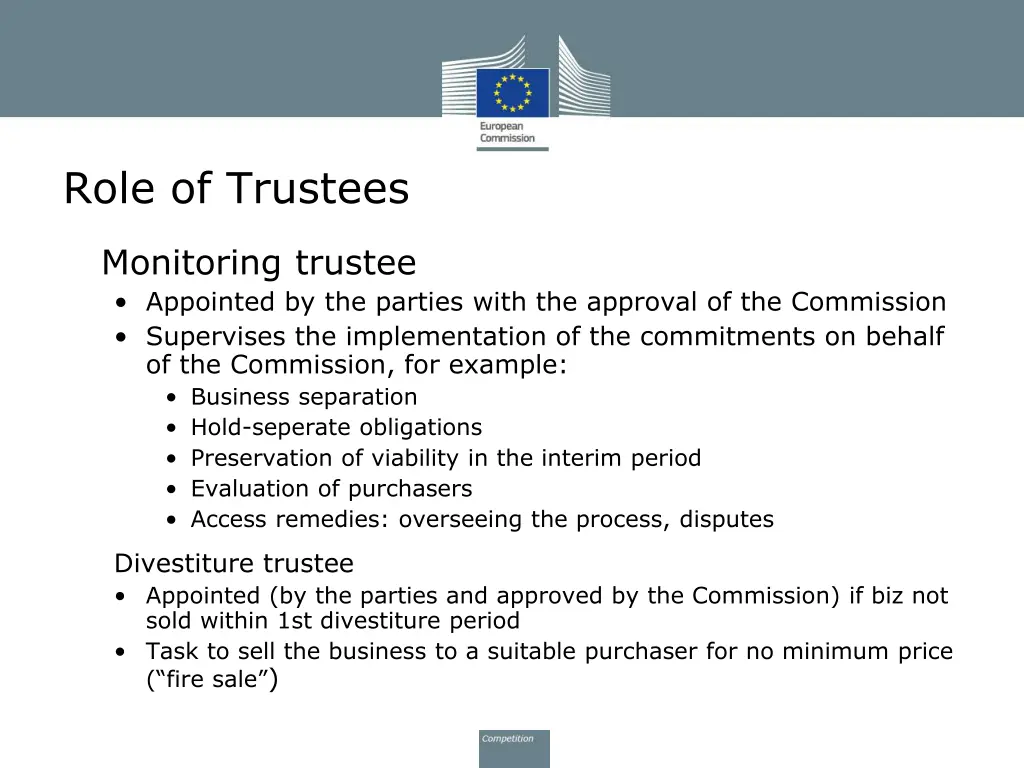 role of trustees