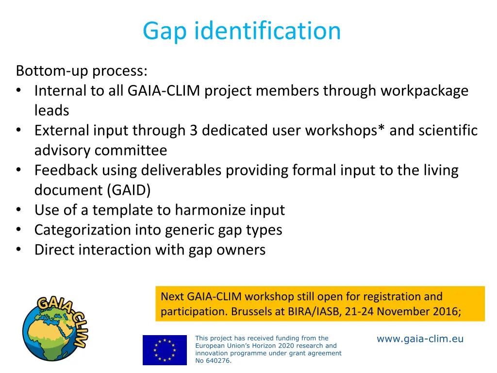 gap identification