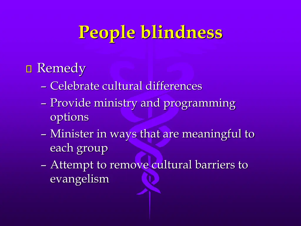 people blindness