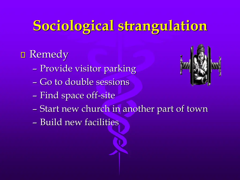 sociological strangulation