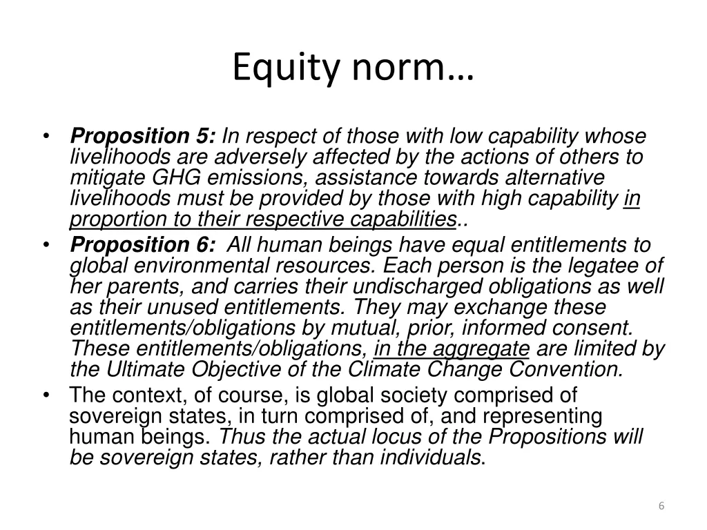 equity norm 1