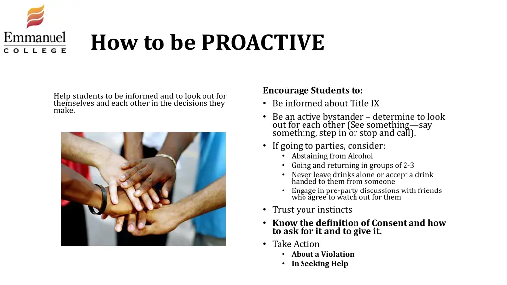 how to be proactive