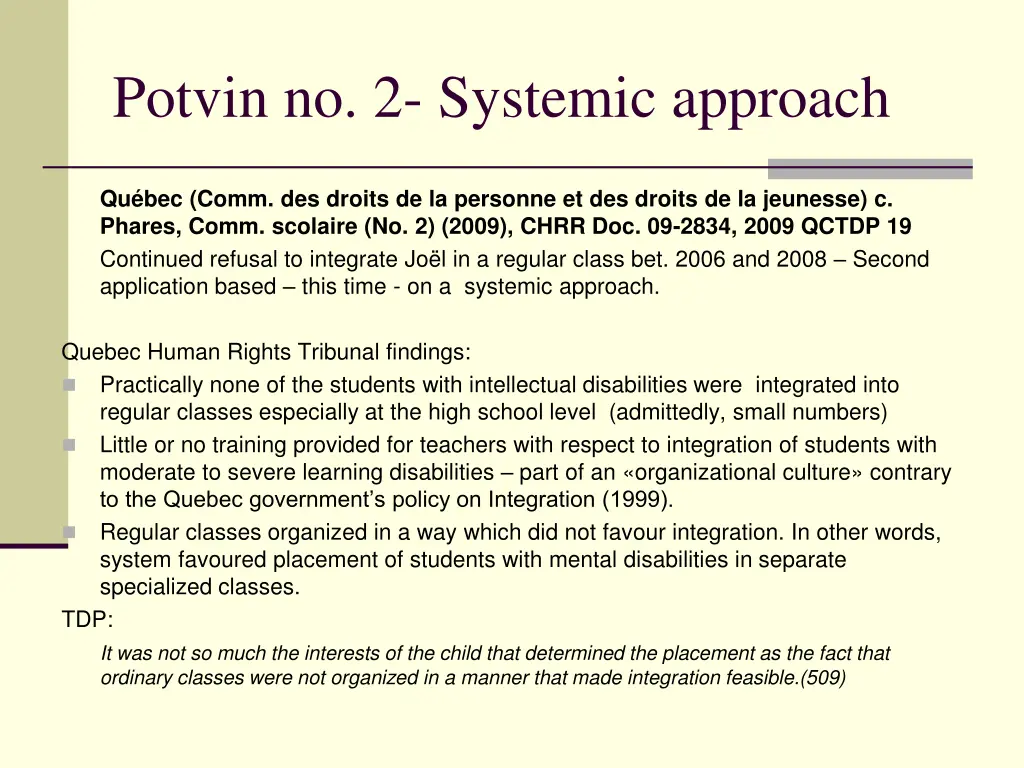 potvin no 2 systemic approach