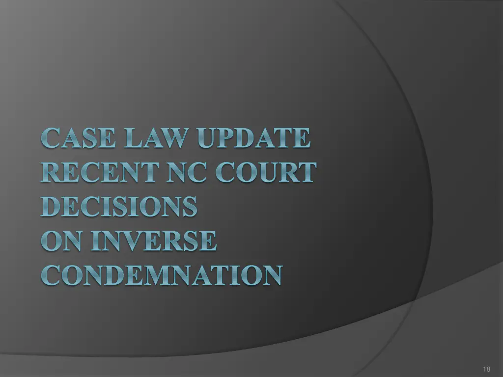 case law update recent nc court decisions