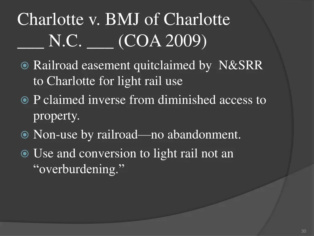 charlotte v bmj of charlotte n c coa 2009