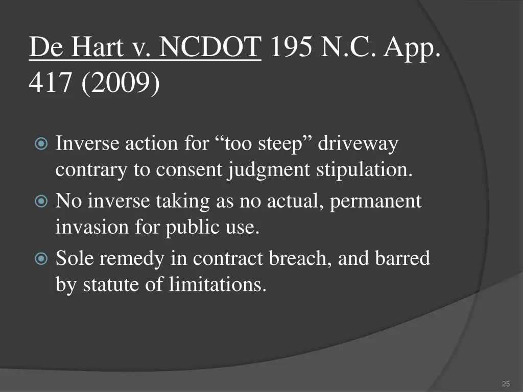 de hart v ncdot 195 n c app 417 2009