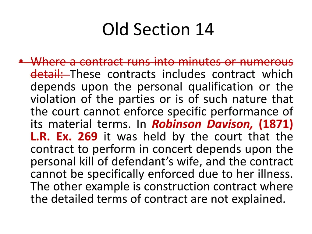 old section 14