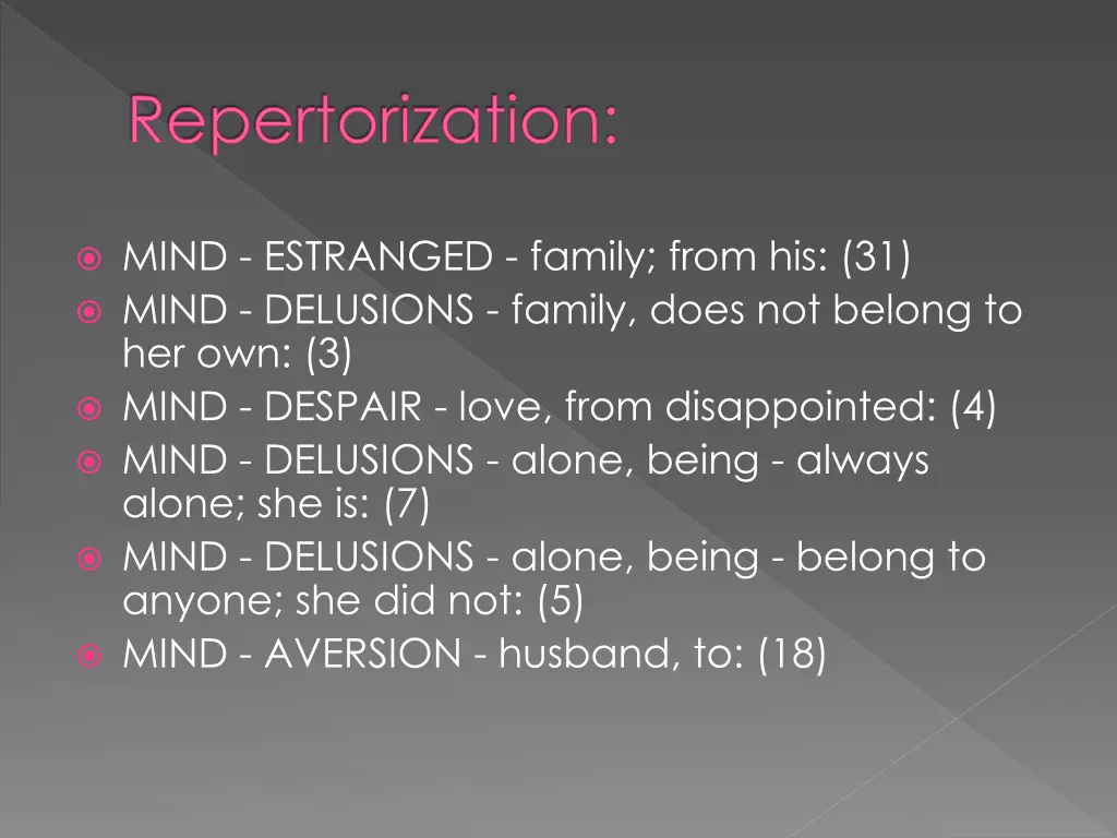 repertorization