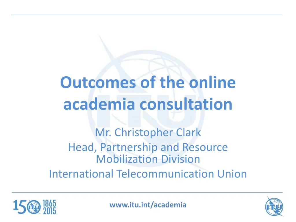 outcomes of the online academia consultation