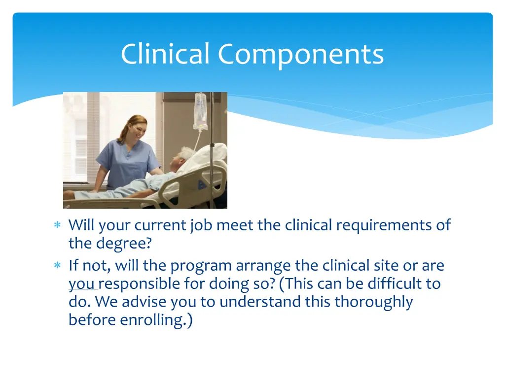 clinical components