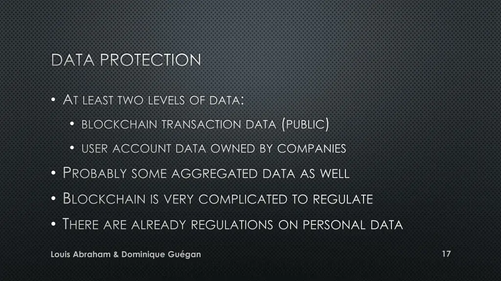 data protection