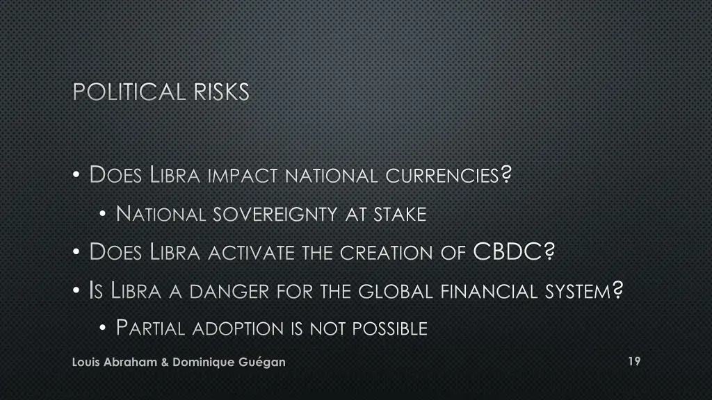 political risks