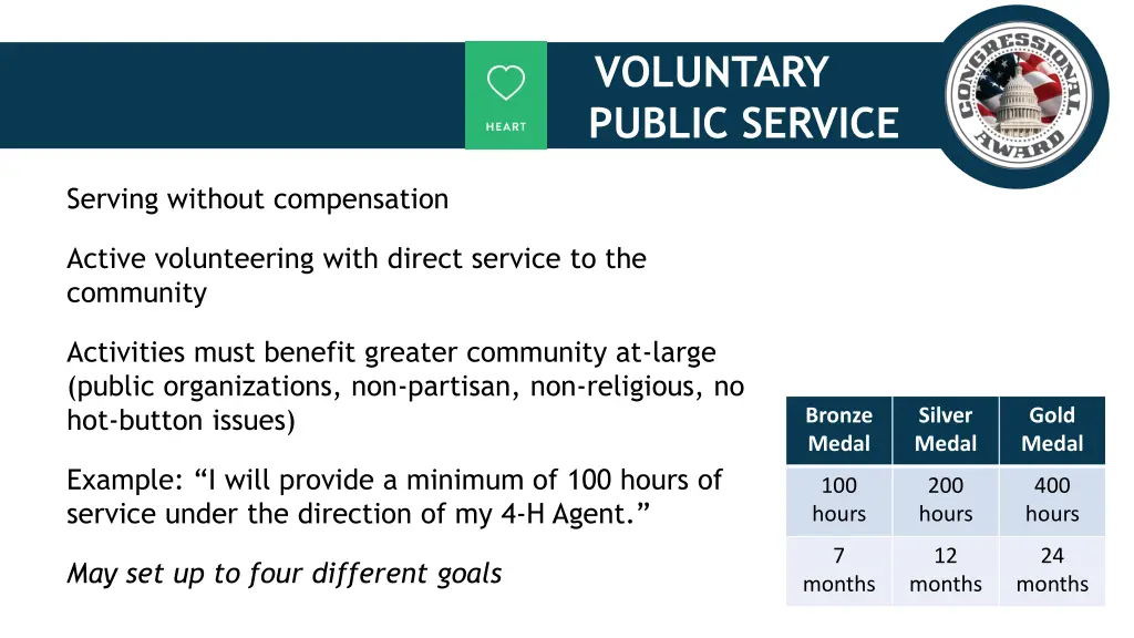 voluntary public service