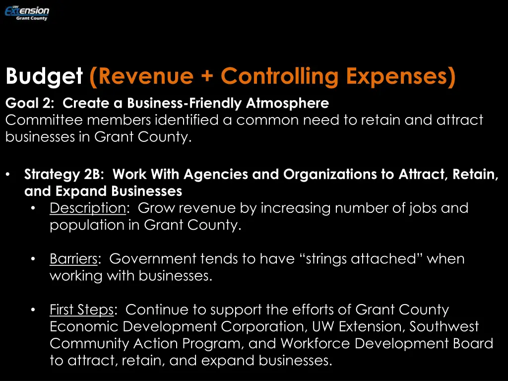 budget revenue controlling expenses goal 2 create 1